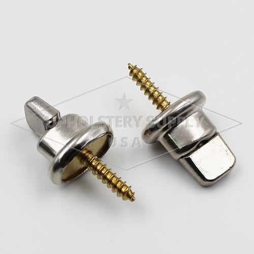 Common Sense Turnbuckle Fastener 1 Screw Base Double Neck Studs Upholstery Supply USA