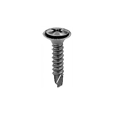 Phillips Oval Head TEKS #2 Drilling Point Tapping Screws With Flush Washer