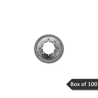 Flat Push-On Retainers for Non-Threaded Fasteners (AV8862)