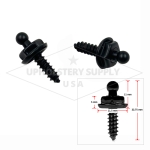 German Black Tenax® Fasteners