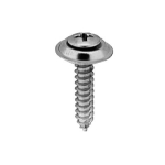 #10 Phillips Oval Head SEMS Tapping Screws With Countersunk Washer