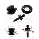 German Black Tenax® Fasteners