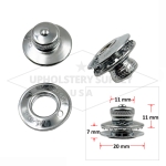 German Chrome Small Head Tenax® Fasteners