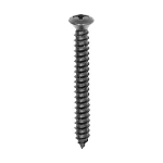 #8 Phillips Oval Head Tapping Screws (Black Oxide Finish)