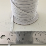 5/32" (4mm) Flat Braided Thatch Elastic - 45 Yard (Black) or 55 Yard (White) Rolls - 5 Roll Set - CLEARANCE ITEM