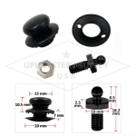 German Black Tenax® Fasteners