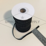 1/4" (6mm) Flat Braided Ribbed Elastic - 50 Yard Roll