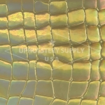 Exotic Nuevo Iridescent Crocodile Textured Vinyl