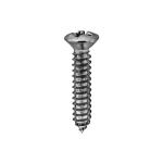 #8 Phillips Oval Head Tapping Screws (Chrome Finish)