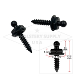 German Black Tenax® Fasteners