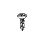 #8 Phillips Oval Head Tapping Screws (Chrome Finish)