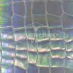 Exotic Nuevo Iridescent Crocodile Textured Vinyl