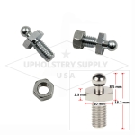 German Chrome Small Head Tenax® Fasteners