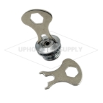 German Chrome Large Head Tenax® Fasteners