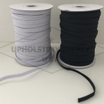 1/4" (6mm) Flat Braided Ribbed Elastic - 50 Yard Roll