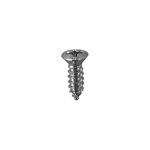 #8 Phillips Oval Head Tapping Screws (Chrome Finish)