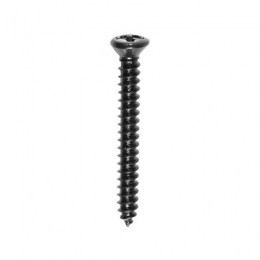 #4 Phillips Oval Head Tapping Screws (Black Oxide Finish)
