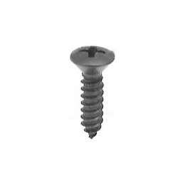 #10 Phillips Oval Head Tapping Screws (Black Oxide Finish)