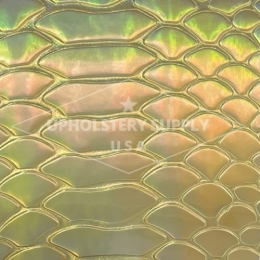 Exotic Nuevo Iridescent Cobra Textured Vinyl